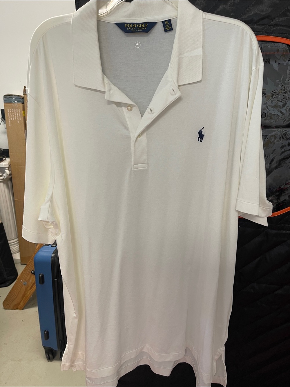 Polo by Ralph Lauren Cream Polo with Navy Pony